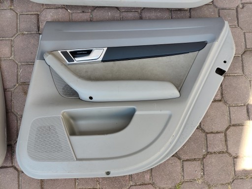 Комплект оббивки бічних дверей Audi A6 C6 шкіра EU - 5
