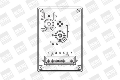 GR054 BORGWARNER (BERU) РЕЛЕ СВІЧОК РОЗЖАРЮВАННЯ - 4