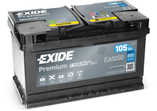 Стартовий акумулятор EXIDE EA1050 - 8