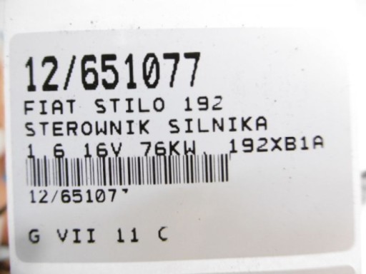 STILO2 STEROWNIK 55181521 1,6 16V IAW5NF.T1 - 6