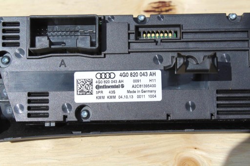 Панель управління кондиціонером AUDI A6 C7 4G0820043 - 6