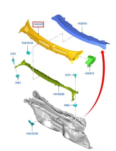 Підшити оригінал FORD FIESTA Mk7 2008-2017 - 6