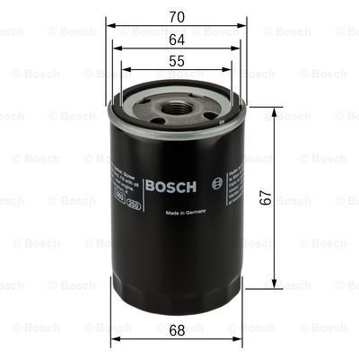 Bosch 0 986 452 058 Filtr oleju - 6