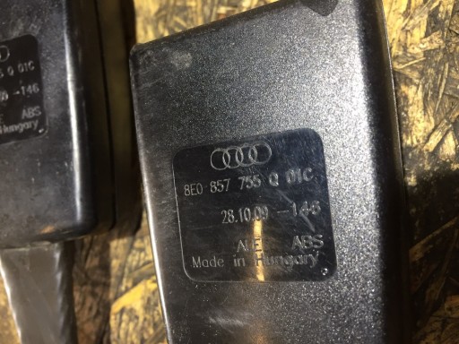 AUDI A6 C6 WPINKA ZAPINKA PASA PRZÓD 8E0857755Q - 9