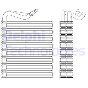 Parownik, klimatyzacja DELPHI TSP0525202 - 2