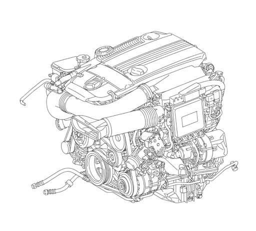 Pompa ciśnieniowa paliwa Mercedes 1.8 CGI M271 C E - 6