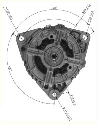 Генератор PRESTOLITE ELECTRIC 860713gb - 2