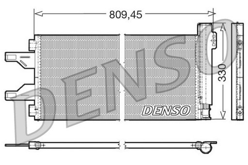 Охолоджувачі кондиціонера (конденсатори DENSO DCN07050 - 2