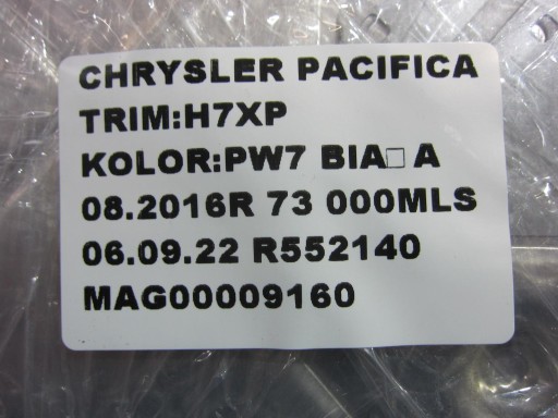 CHRYSLER PACIFICA 17 STEROWNIK KLUCZYK P05150888AD - 16