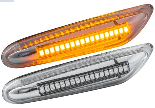 Бічні поворотники Clear LED BMW E61 E93 E92 - 2