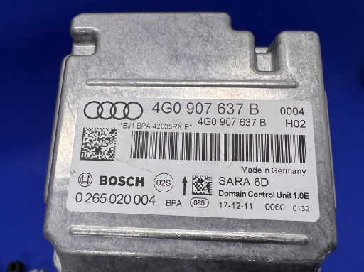 AUDI A6 A7 C7 4g модуль прискорення 4g0907637b 39 - 4