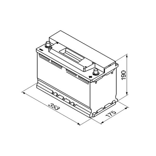 Akumulator BOSCH S3 90Ah 720A P+ - 11