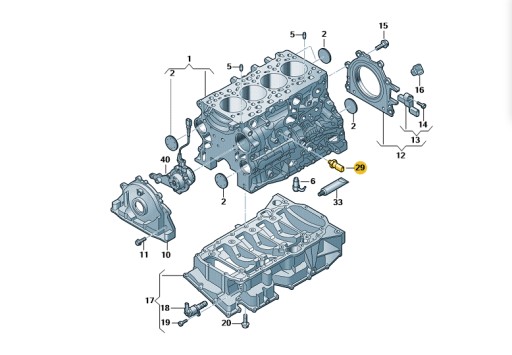 Датчик тиску масла OE AUDI A4 A6 A7 Q2 Q3 Q5 - 2