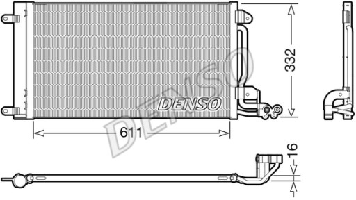 DENSO DCN02034 Skraplacz, klimatyzacja - 2