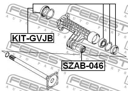 ПІДШИПНИК ОПОРИ ПІВОСІ SUZUKI VITARA 1.6 1.9 2.0 - 3