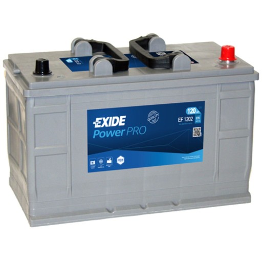 Акумулятор EXIDE 12V 120AH 870A P+ EF1202 - 4