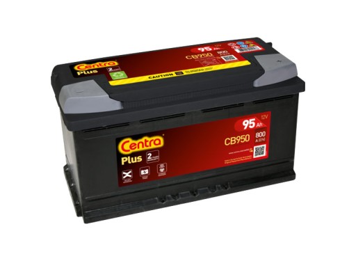 Akumulator Centra Plus 12V 95Ah 800A P+ CB950 - 1