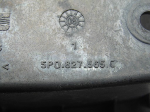 РУЧКА ЗАДНІХ ДВЕРЕЙ 5P0827565C SEAT LEON II ALTEA TOLEDO III ОРИГІНАЛ - 5