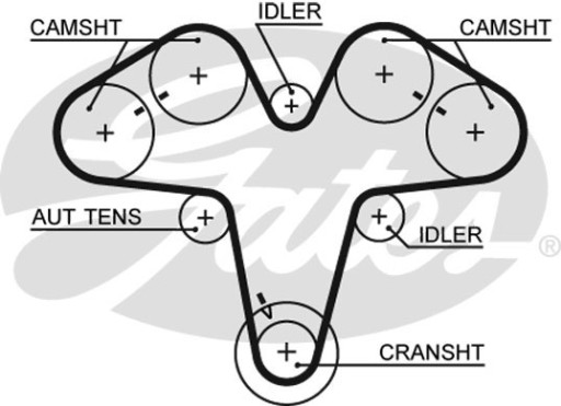 PASEK ROZRZĄDU GATES 5476XS - 2
