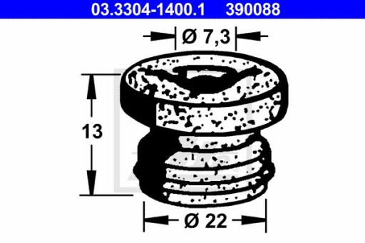 КРИШКА БАЧКА ГАЛЬМІВНОЇ РІДИНИ ATE 34311121911 - 2