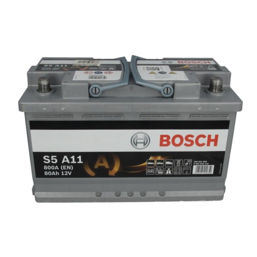 Акумулятор BOSCH AGM 80AH 800A P+ - 11