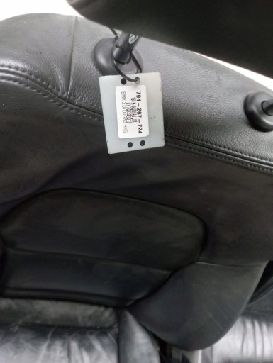 Audi A6 C6 fotele tapicerka skóra czarna SEDAN - 9