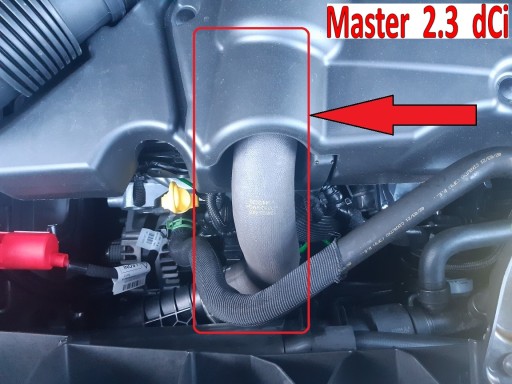 Труба интеркулера Renault MASTER 2.3 dCi 144603730R - 2