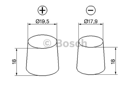 Акумулятор BOSCH 0 092 S5A 080 - 5