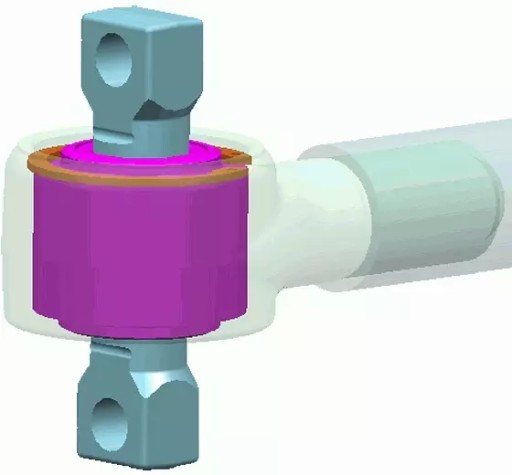 Silentblock drążka reakcyjnego (x130mm, średnica o - 1