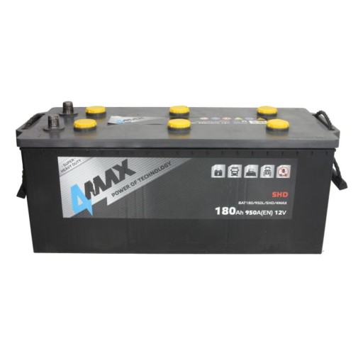 Akumulator 4MAX 12V 180Ah 950A L+ BAT180/950L/SHD/ - 3