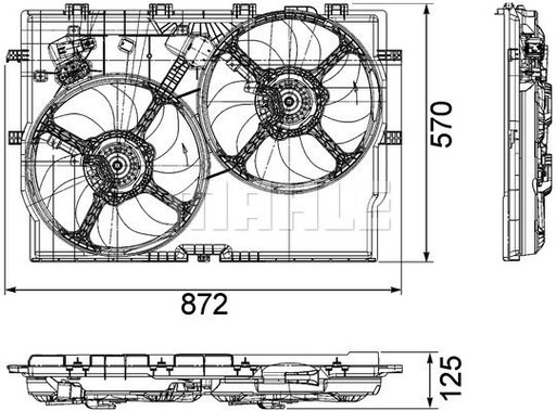 Вентилятор радіатора FIAT Ducato Bus(250_) - 4