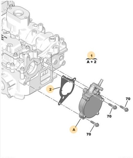 ORYGINAŁ POMPA VACUM C/P 1.2 12V EB - 5