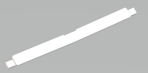 кришка планки даху Astra H III Срібний alu - 9