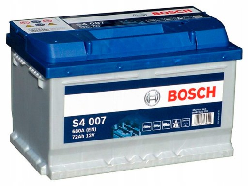 Akumulator Bosch 12V 72Ah 680A P+ S4007 - 1