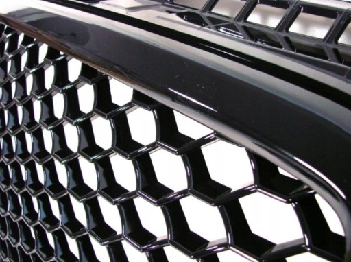 решетка радиатора Audi A6 C6 rs look Black Gloss - 3