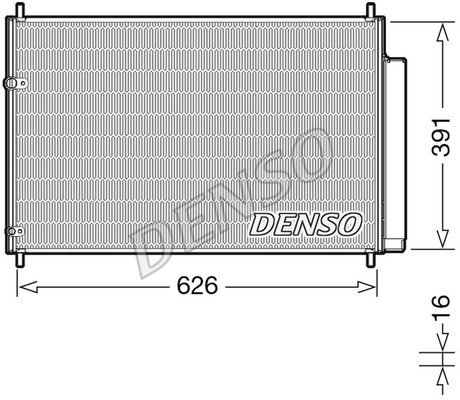 DENSO CHŁODNICA KLIMATYZACJI DCN50041 - 2