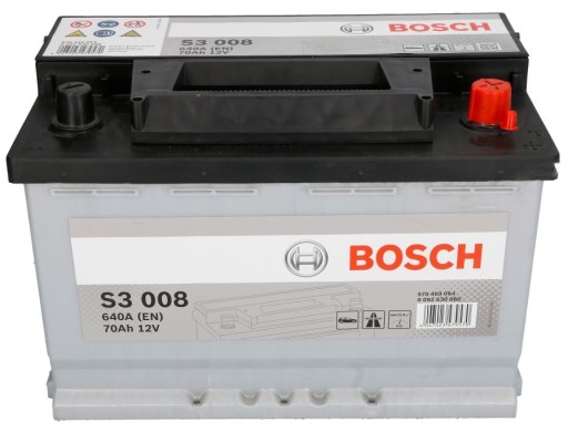 Аккумулятор 70AH 640A SILVER S3 P + BOSCH - 1