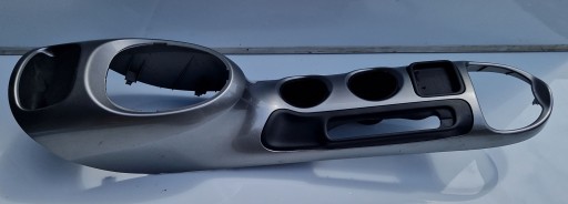 Nissan Juke F15 1 tunel środkowy ramka srebrna - 3