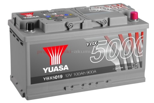 Акумулятор 100Ah 900A P + Yuasa Silver YBX5019 - 2