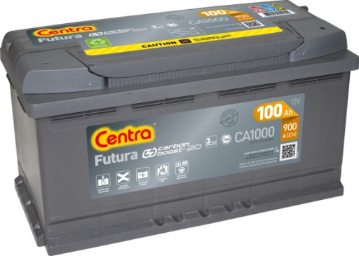 Akumulator Centra FUTURA CA1000 12V 100Ah 900A - 1