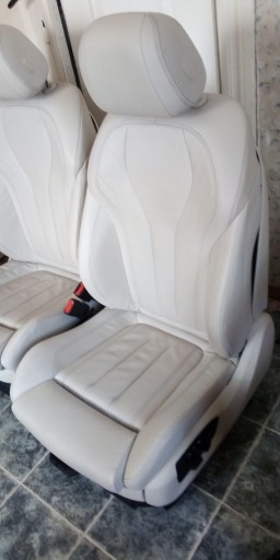 Кожаные сиденья M пакет F16 X6 обивка кожа - 2