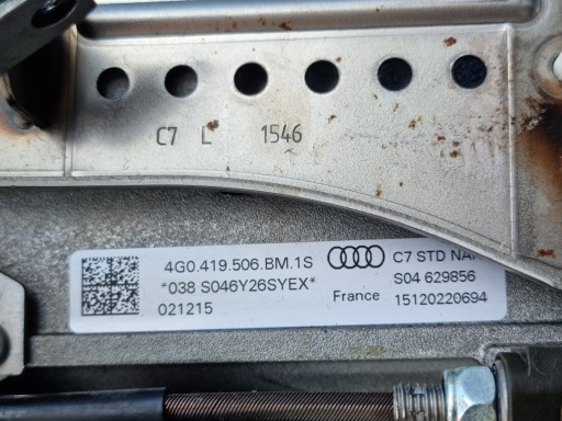 Audi S6 A6 A7 C7 4g 4.0 TFSI Lift електрична рульова колонка 16R - 6
