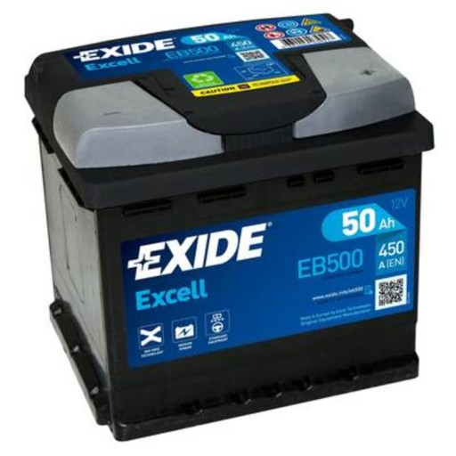 Akumulator EXIDE EXCELL 50Ah 450A P+ - 5