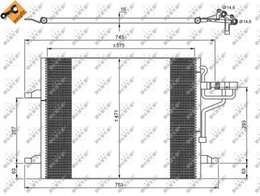 Skraplacz klimatyzacji NRF 35936 - 2