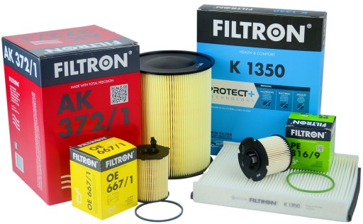 FILTRON KOMPLET FILTRÓW FORD FOCUS III MK3 1.5TDCI - 1