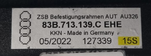 Стьобана ручка передач Audi Q3 83A S-Line 83B713139C EHE - 12