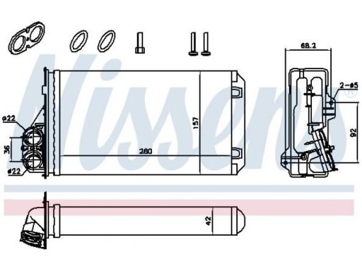 NAGRZEWNICA NISSAN PRIMASTAR 1.9-2.5 10- - 2