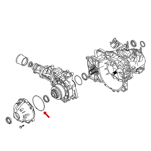 Кільце редуктора Colt Lancer OUTLANDER CU_ MD752659 - 2