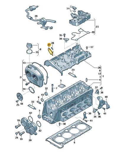 МОДУЛЬ РЕГУЛЮВАННЯ 06E103697Q OE VW 06E103697N - 3