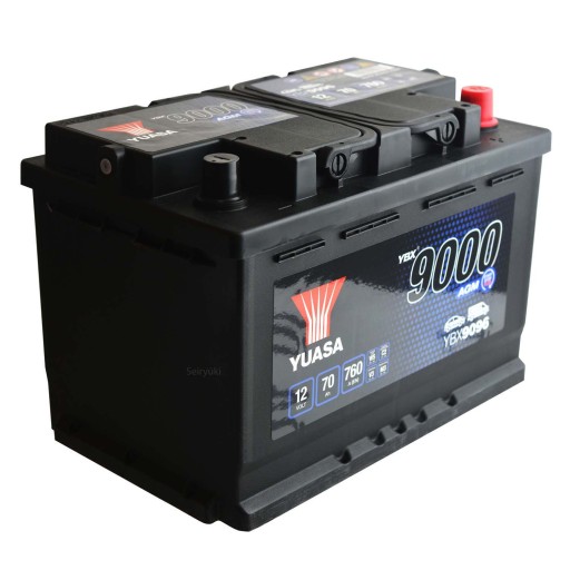 Akumulator Yuasa AGM 12V 70Ah 760A P+ YBX9096 - 6
